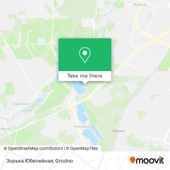 Зорька Юбилейная map