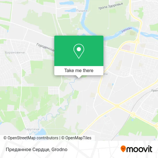 Преданное Сердце map