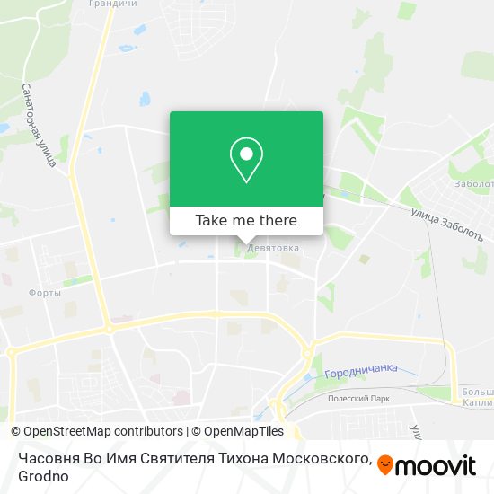 Часовня Во Имя Святителя Тихона Московского map
