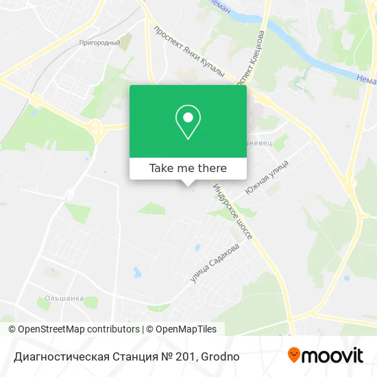 Диагностическая Станция № 201 map