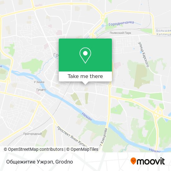 Общежитие Ужрэп map