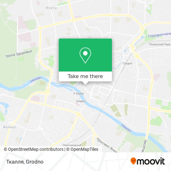 Ткалля map