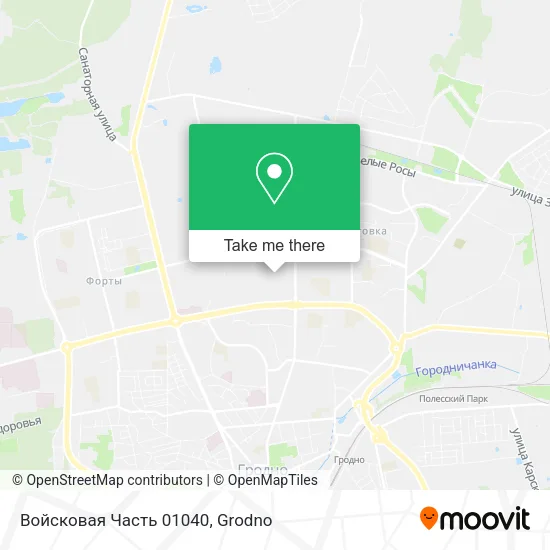Войсковая Часть 01040 map