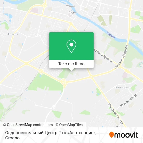 Оздоровительный Центр Птк «Азотсервис» map