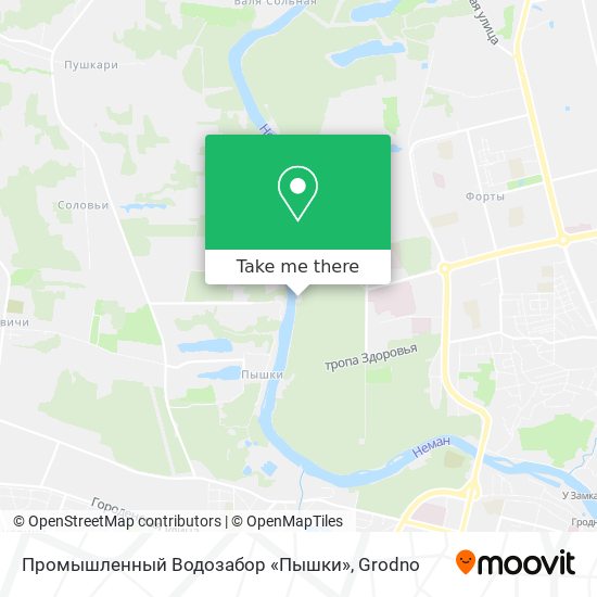 Промышленный Водозабор «Пышки» map