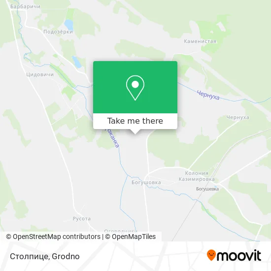Столпице map