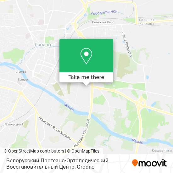 Белорусский Протезно-Ортопедический Восстановительный Центр map