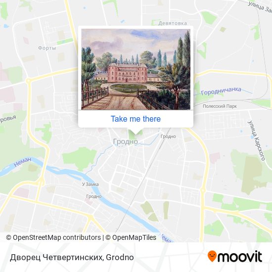 Дворец Четвертинских map