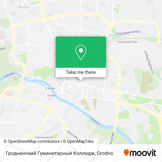 Гродненский Гуманитарный Колледж map