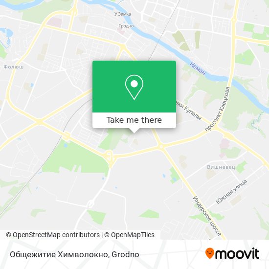 Общежитие Химволокно map