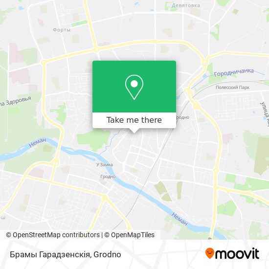Брамы Гарадзенскія map
