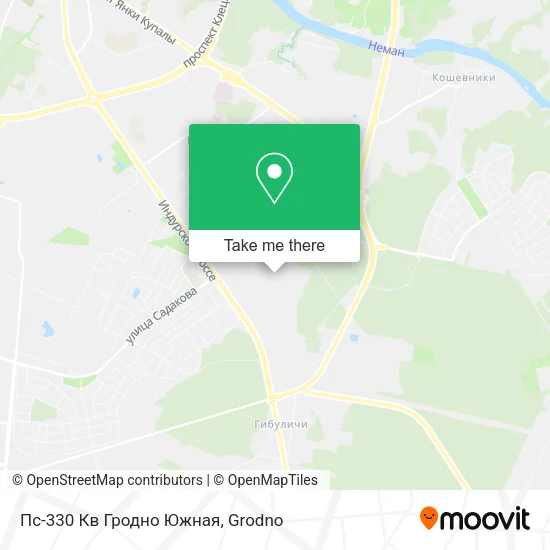 Пс-330 Кв Гродно Южная map