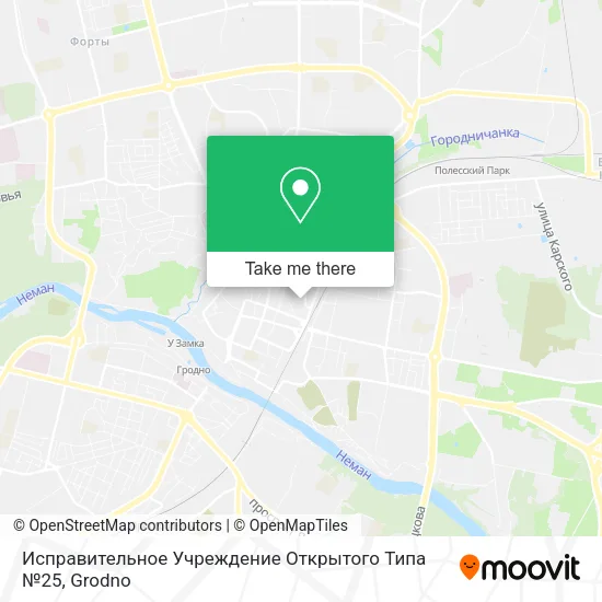 Исправительное Учреждение Открытого Типа №25 map