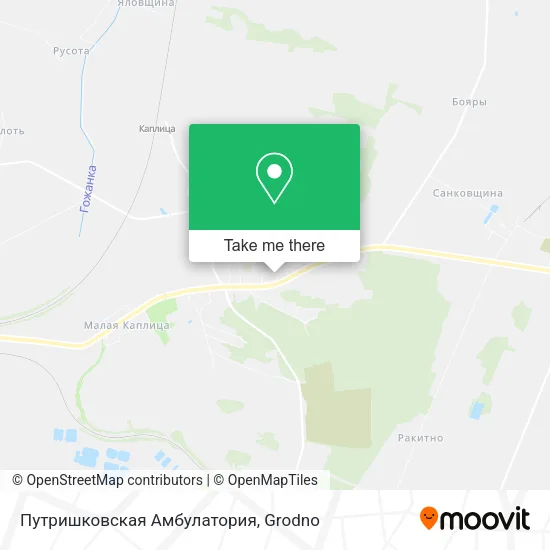 Путришковская Амбулатория map