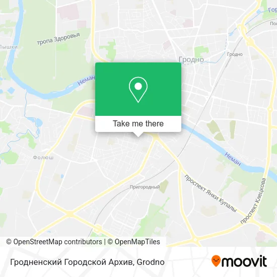 Гродненский Городской Архив map