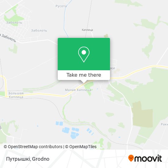 Путрышкі map