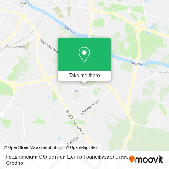 Гродненский Областной Центр Трансфузиологии map