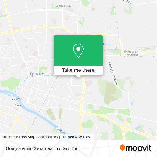 Общежитие Химремонт map