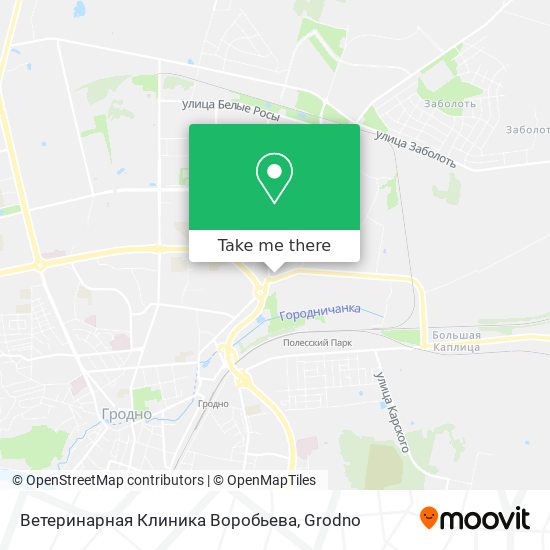 Ветеринарная Клиника Воробьева map