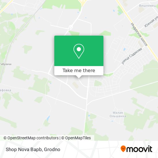 Shop Nova Bapb map