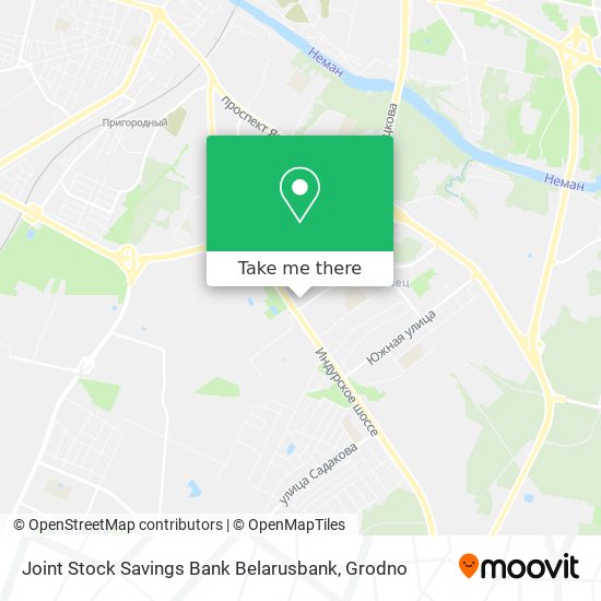 Joint Stock Savings Bank Belarusbank map