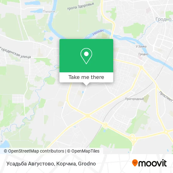 Усадьба Августово, Корчма map