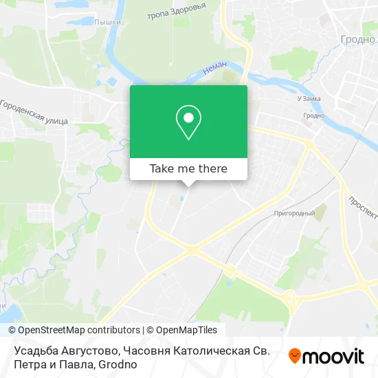 Усадьба Августово, Часовня Католическая Св. Петра и Павла map