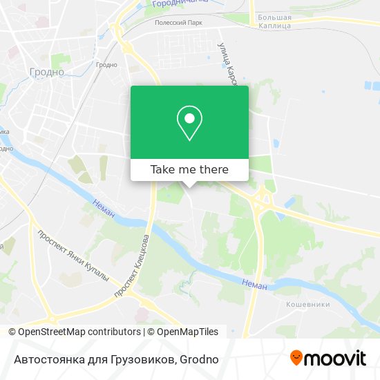 Автостоянка для Грузовиков map