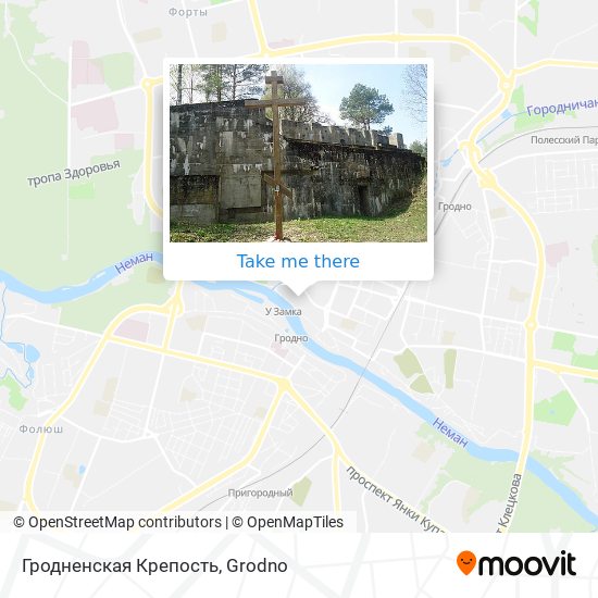 Гродненская Крепость map