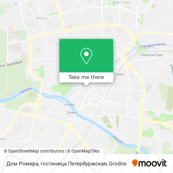 Дом Ромера, гостиница Петербуржская map