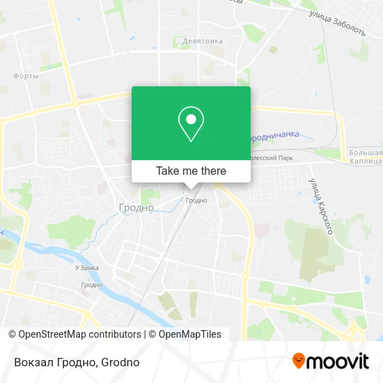 Вокзал Гродно map