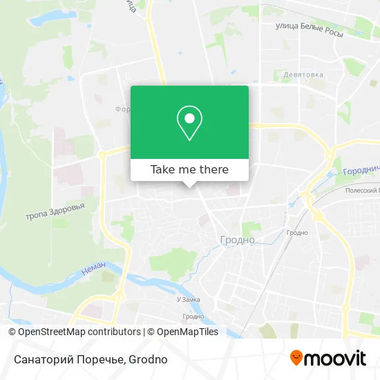 Санаторий Поречье map