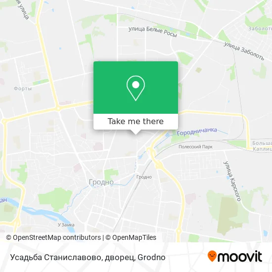 Усадьба Станиславово, дворец map