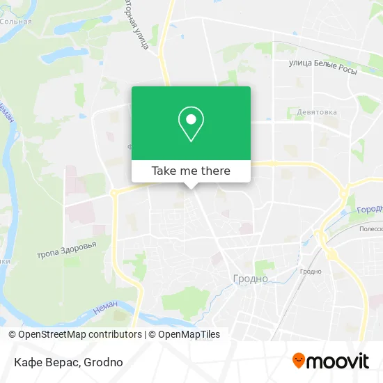 Кафе Верас map
