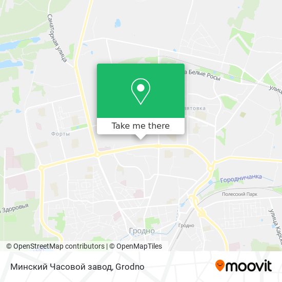 Минский Часовой завод map