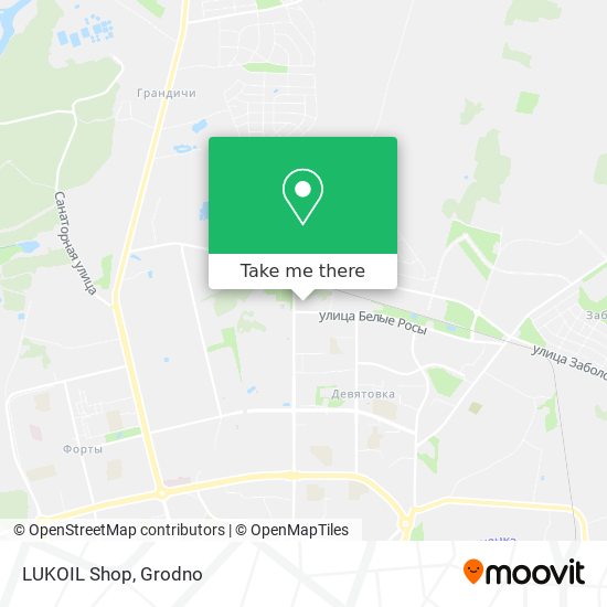 LUKOIL Shop map