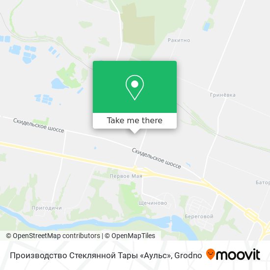 Производство Стеклянной Тары «Аульс» map