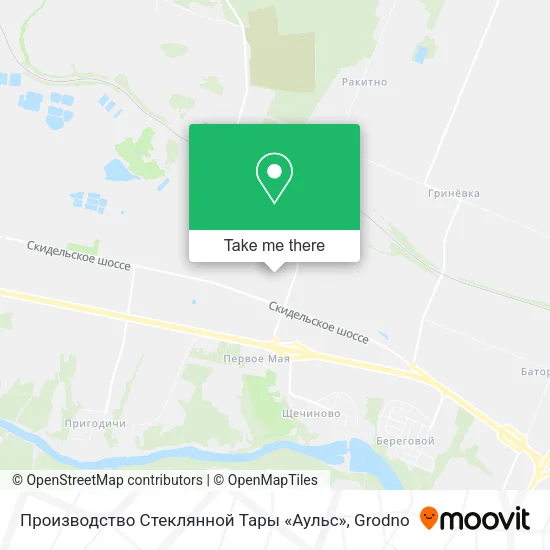 Производство Стеклянной Тары «Аульс» map