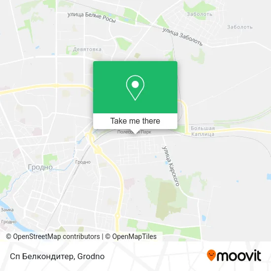 Сп Белкондитер map