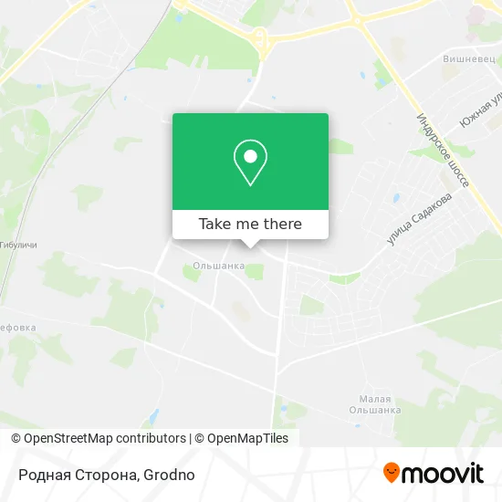 Родная Сторона map
