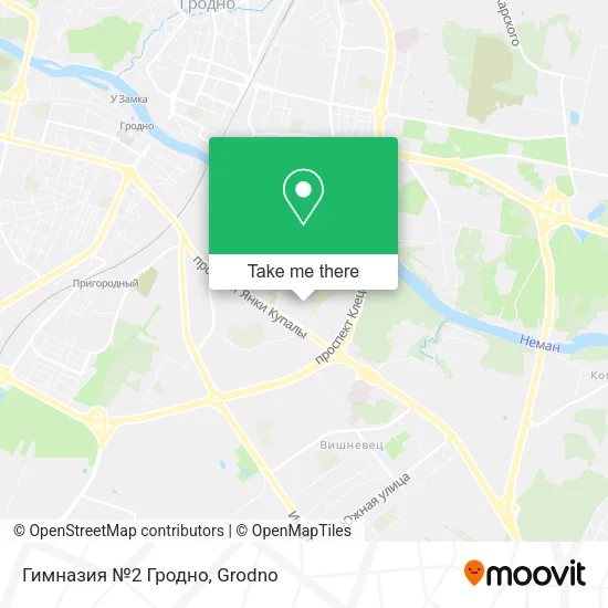 Гимназия №2 Гродно map
