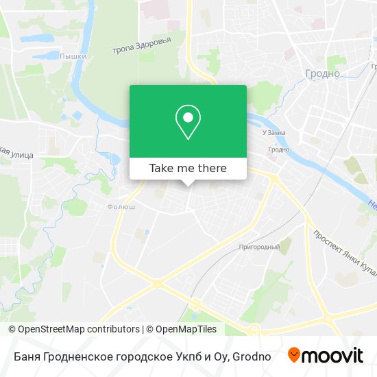 Баня Гродненское городское Укпб и Оу map