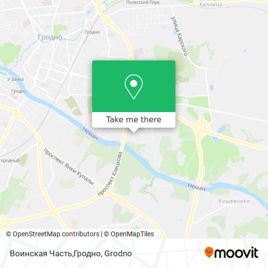 Воинская Часть,Гродно map