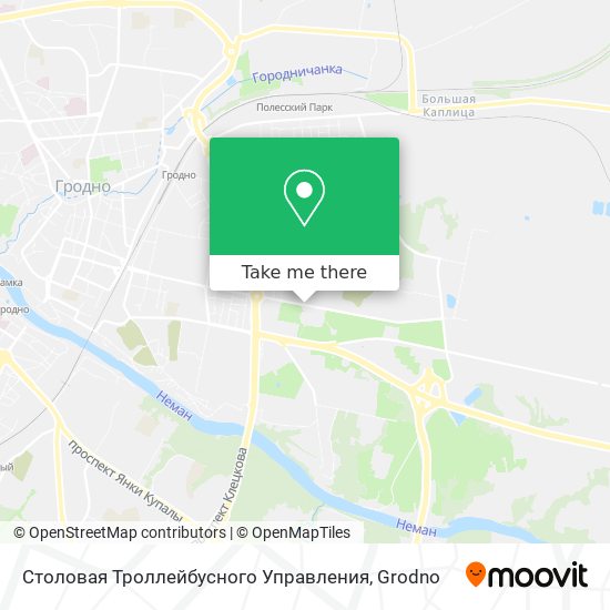 Столовая Троллейбусного Управления map