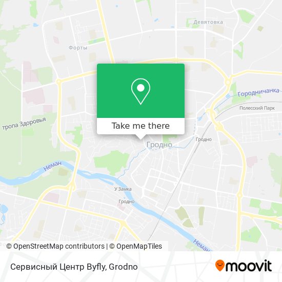 Сервисный Центр Byfly map