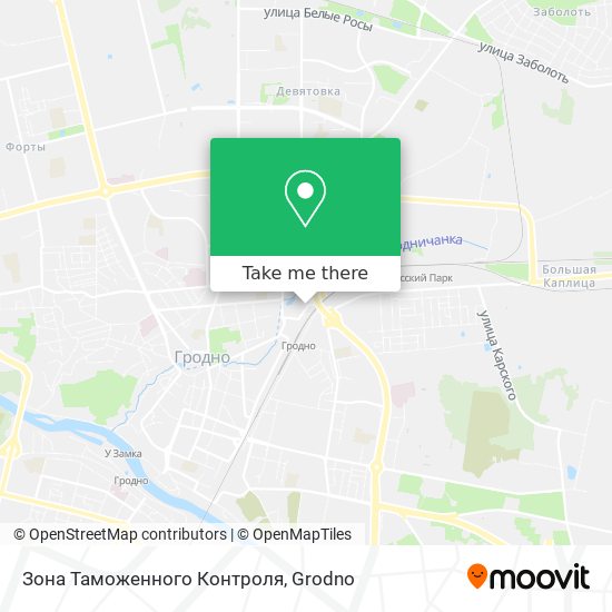 Зона Таможенного Контроля map