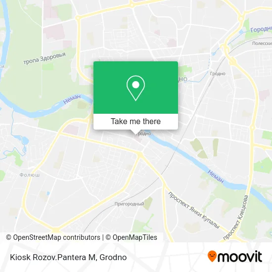 Kiosk Rozov.Pantera M map