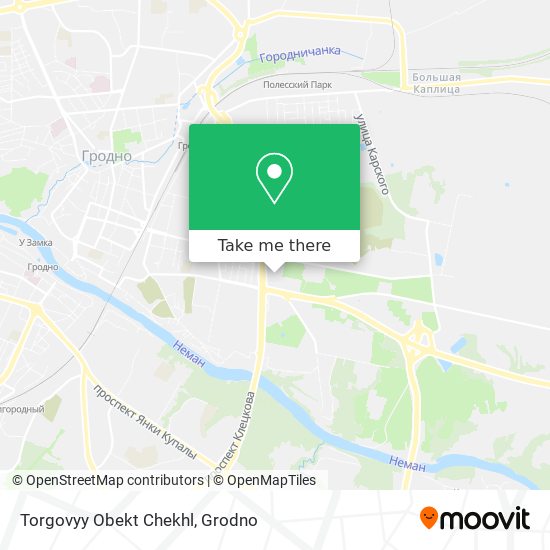 Torgovyy Obekt Chekhl map