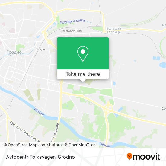 Avtocentr Folksvagen map