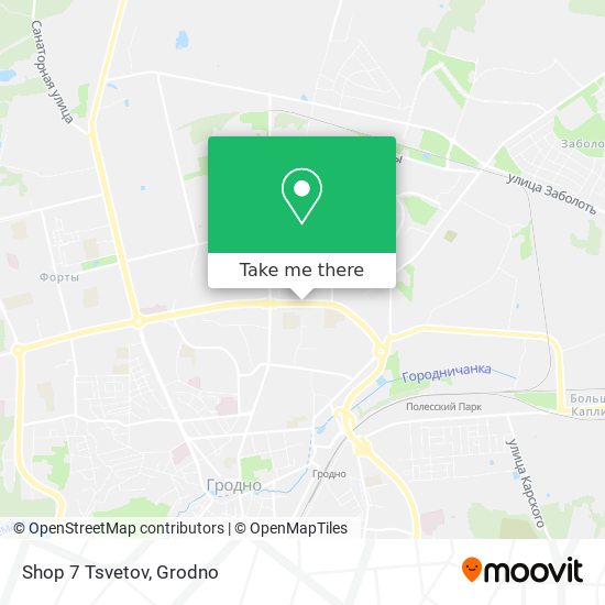 Shop 7 Tsvetov map